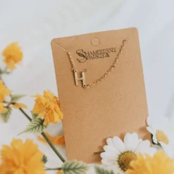 Mia Accessories Alphabet Necklace A-W