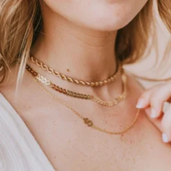 Mia Accessories Alphabet Necklace A-W