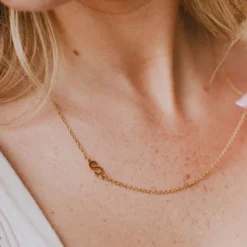 Mia Accessories Alphabet Necklace A-W