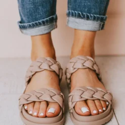 Cleo Two Braided Sandal Birch