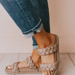 Cleo Two Braided Sandal Birch