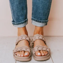 Cleo Two Braided Sandal Birch