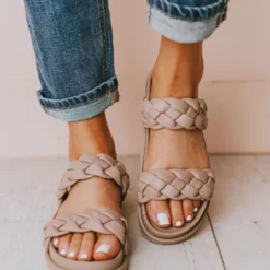 Cleo Two Braided Sandal Birch