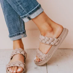 Cleo Two Braided Sandal Birch