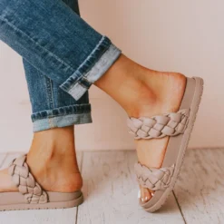 Cleo Two Braided Sandal Birch