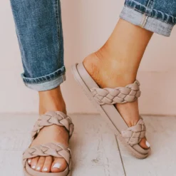 Cleo Two Braided Sandal Birch