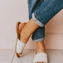 Harper Sling Back Sandal Beige Shoes