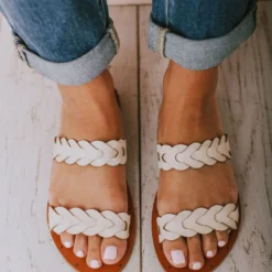 Shoes Eleora Braided Sandals Nude