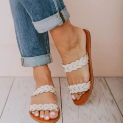 Shoes Eleora Braided Sandals Nude