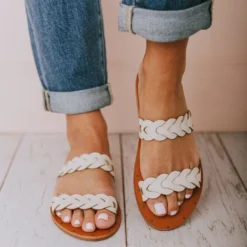 Shoes Eleora Braided Sandals Nude