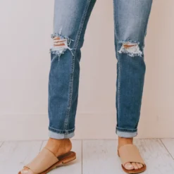 Elio Slip On Sandals Blush