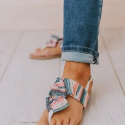 Shoes Elowen Bow Sandals Blue/Pink