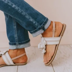 Elowen Bow Sandals Blush/Beige Shoes