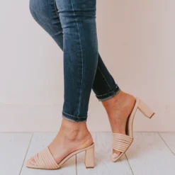 Evelyn Recycled Slip On Sandal Blush