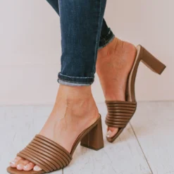 Shoes Evelyn Recycled Slip On Sandal Nutmeg