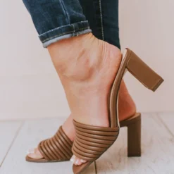 Shoes Evelyn Recycled Slip On Sandal Nutmeg