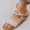Freya Braided Sandals Nude
