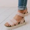 Halsey Platform Sandal Nude