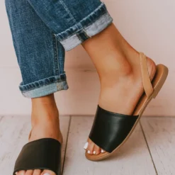 Harper Sling Back Sandal Black