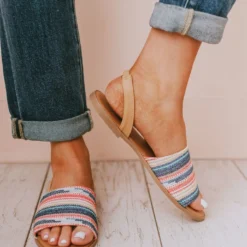 Harper Sling Back Sandal Blue/Pink Shoes