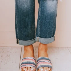 Harper Sling Back Sandal Blue/Pink Shoes