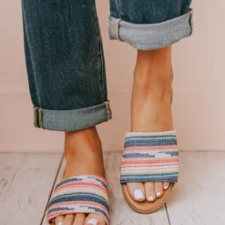 Harper Sling Back Sandal Blue/Pink Shoes