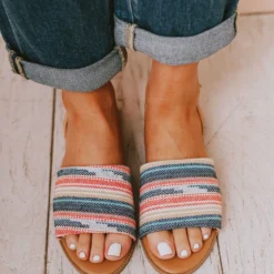 Harper Sling Back Sandal Blue/Pink Shoes