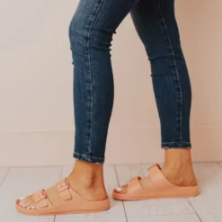 Lennie Buckled Sandals Coral Shoes
