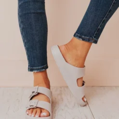 Shoes Lennie Buckled Sandals Grey