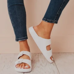 Shoes Lennie Buckled Sandals White