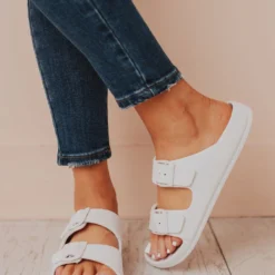 Shoes Lennie Buckled Sandals White
