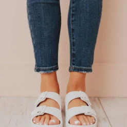 Shoes Lennie Buckled Sandals White