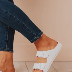 Shoes Lennie Buckled Sandals White