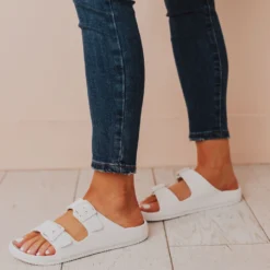 Shoes Lennie Buckled Sandals White
