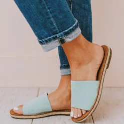 Shoes Leora Slip On Sandals Mint