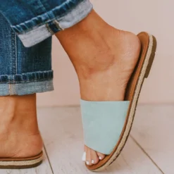 Shoes Leora Slip On Sandals Mint