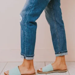 Shoes Leora Slip On Sandals Mint