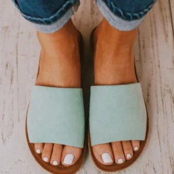 Shoes Leora Slip On Sandals Mint