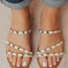 Shoes Lumi Studded Sandals White