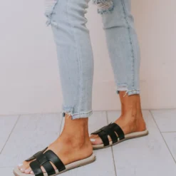 Sandals Shoes Madison Slide In Sandal Black