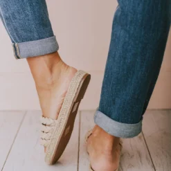 Shoes Oren Braided Sandals Nude