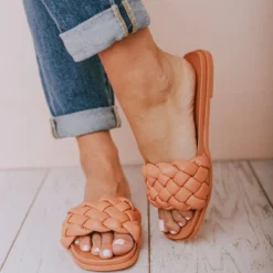 Shoes Penny Braided Sandals Coral
