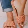 Shoes Penny Braided Sandals Coral