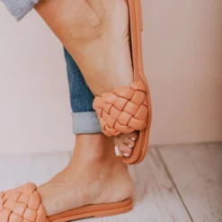Shoes Penny Braided Sandals Coral