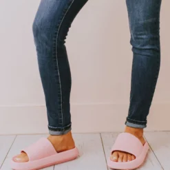 Sandals Pool Slides Pink Shoes