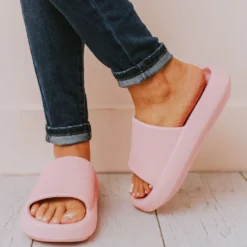 Sandals Pool Slides Pink Shoes