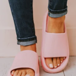 Sandals Pool Slides Pink Shoes