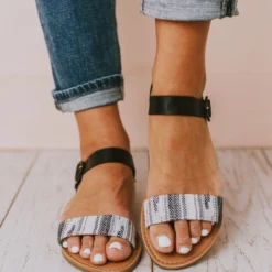 Reuben Sandals Grey/White
