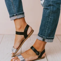 Reuben Sandals Grey/White