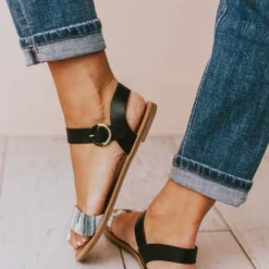 Reuben Sandals Grey/White